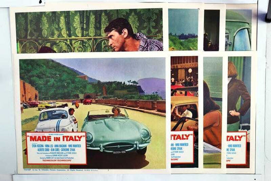 ORIGINAL LOBBY CARDS - MADE IN ITALY - 1966 - set of 8