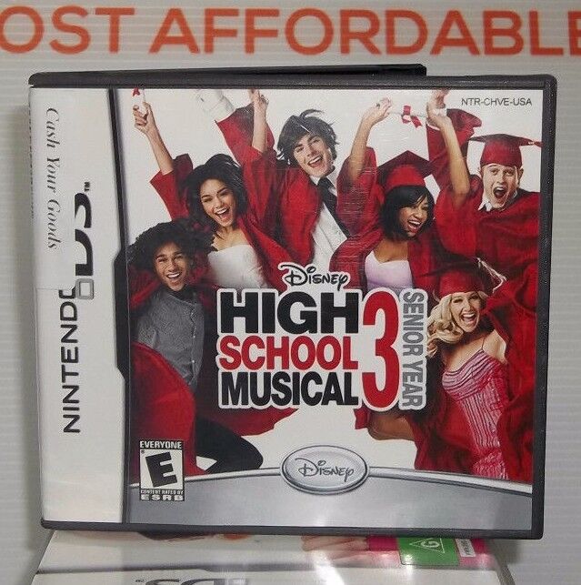 NINTENDO DS GAME - DISNEY HIGH SCHOOL MUSICAL 3 SENIOR YEAR WITH BOOKLET VGC