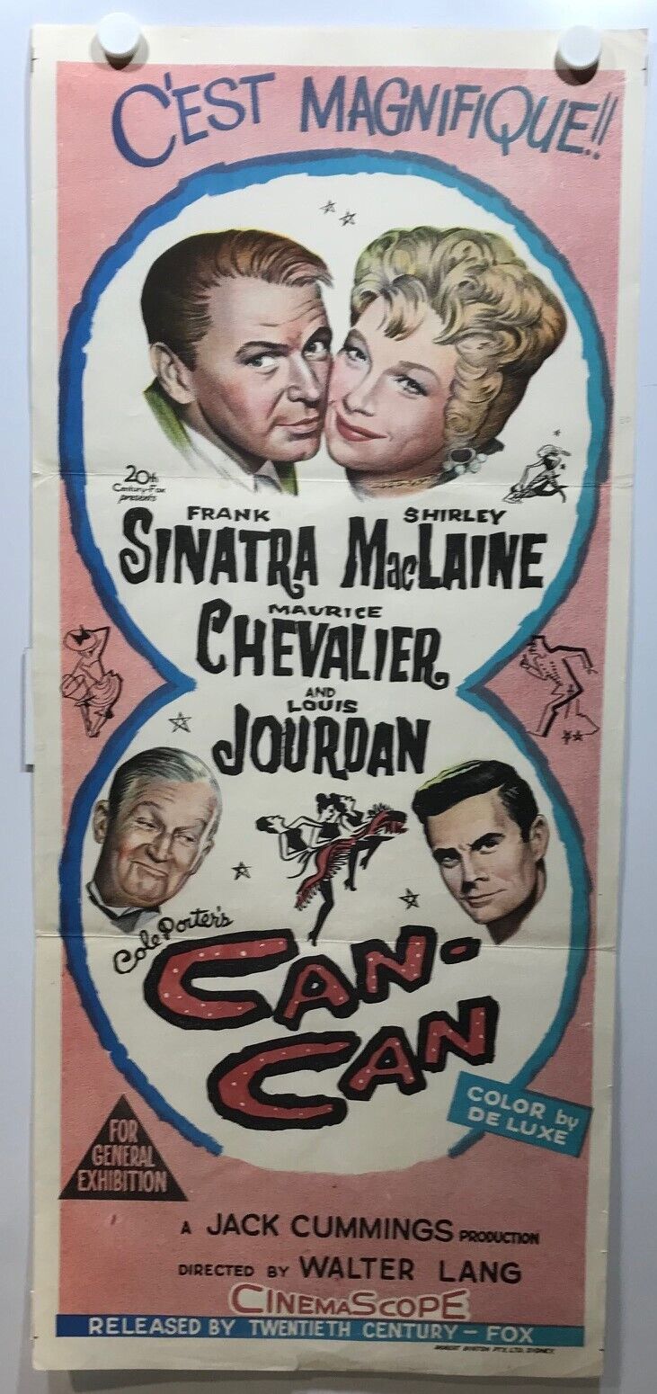 ORIGINAL DAYBILL MOVIE POSTER - CAN CAN