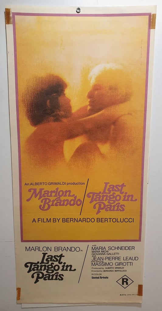 ORIGINAL DAYBILL MOVIE POSTER - LAST TANGO IN PARIS