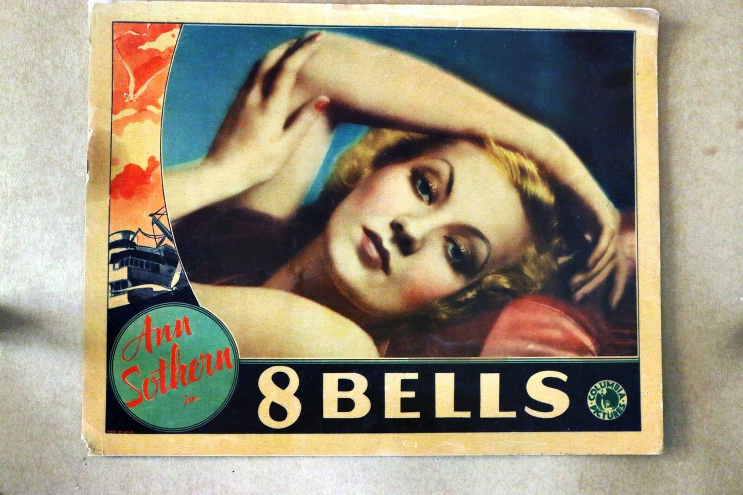 ORIGINAL LOBBY CARD - 8 BELLS (a) - 1935