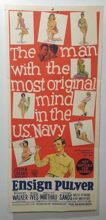 ORIGINAL DAYBILL MOVIE POSTER - ENSIGN PULVER