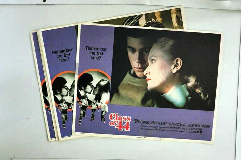 ORIGINAL LOBBY CARDS - CLASS 0F 44 - 1973 - set of 8