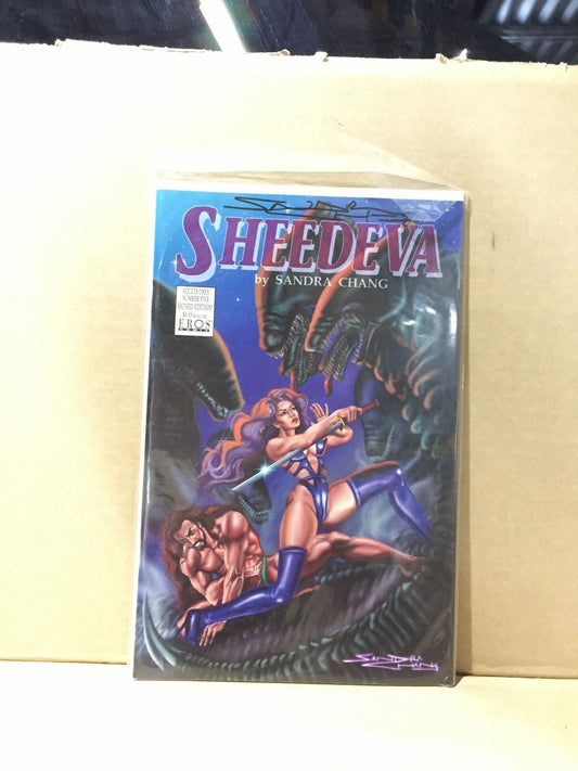 Sheedeva Sandra Chang Signed Comic Book ADULT D