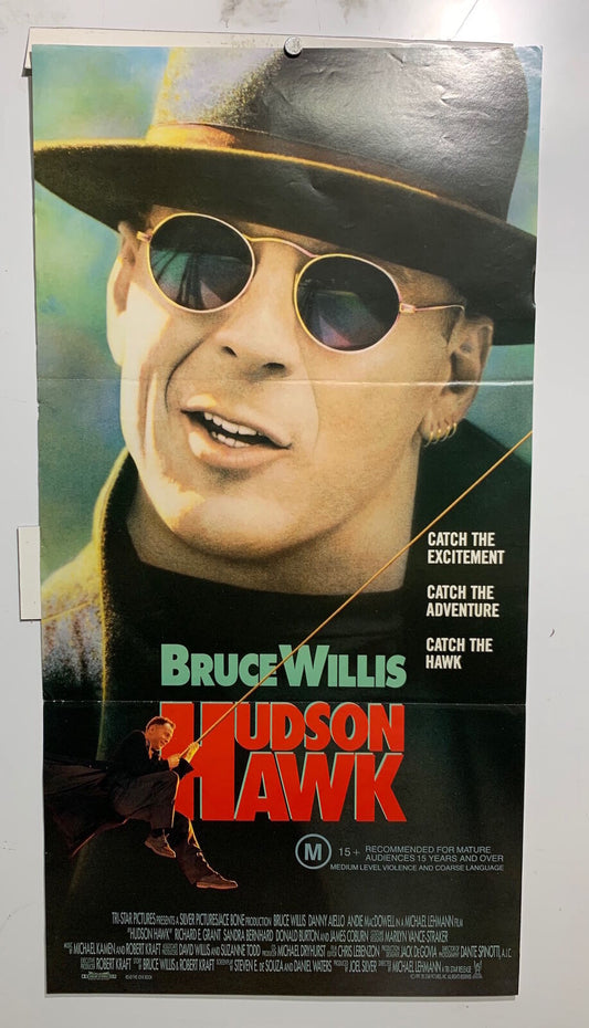 ORIGINAL DAYBILL MOVIE POSTER - HUDSON HAWK