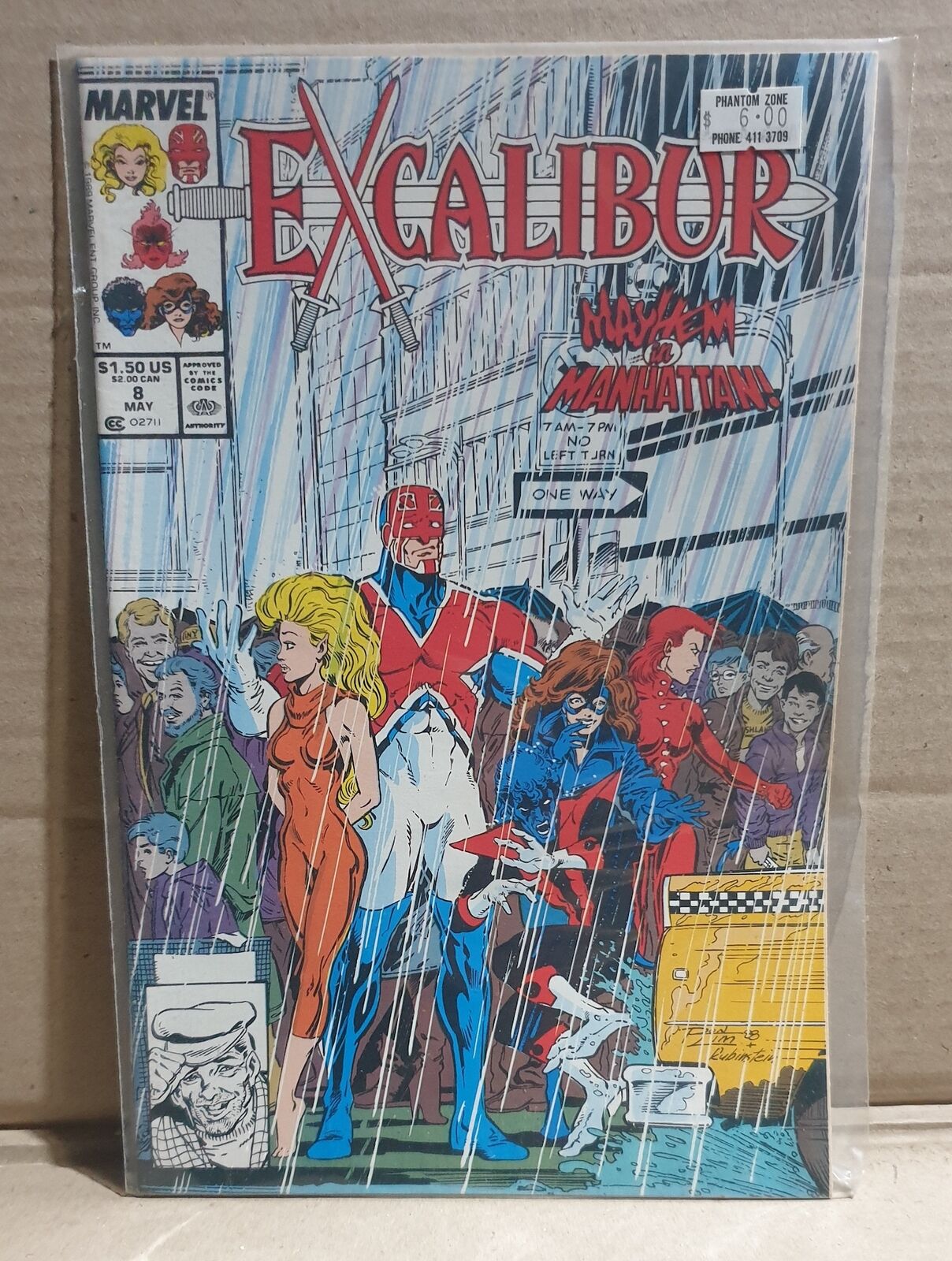 COMIC BOOK -  MARVEL EXCALIBUR #8