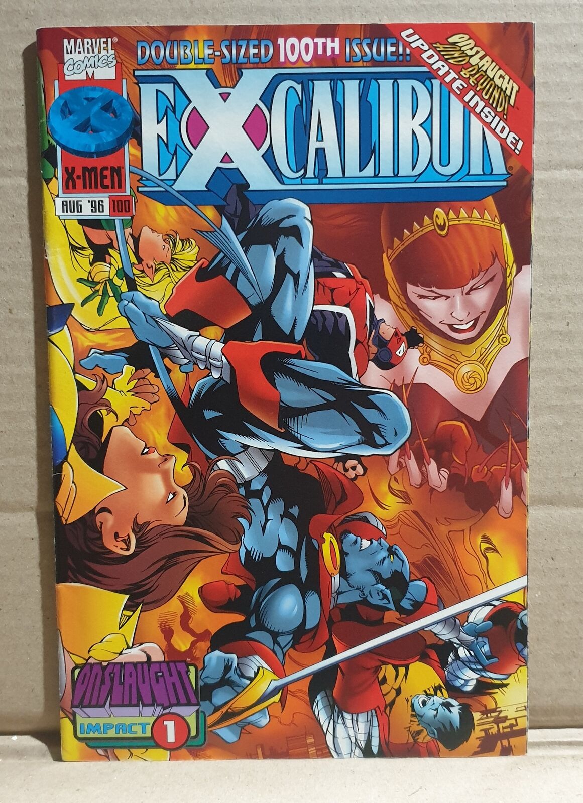 COMIC BOOK -  MARVEL EXCALIBUR #100