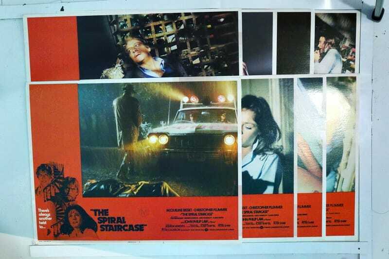 ORIGINAL LOBBY CARDS - THE SPIRAL STAIRCASE - 1975 - set of 8