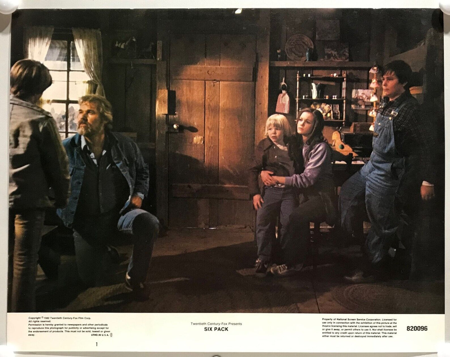 ORIGINAL LOBBY CARDS - SIX PACK - 1982 - set of 8