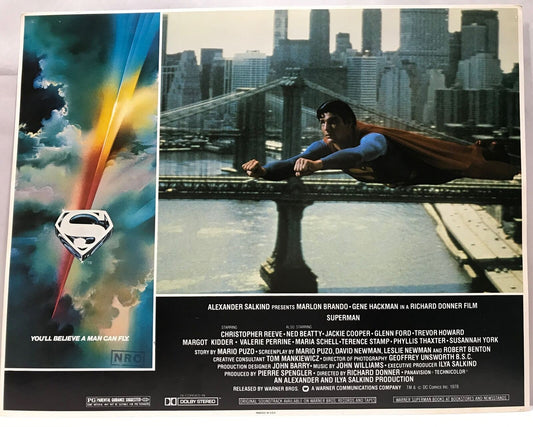ORIGINAL LOBBY CARD - SUPERMAN (e) - 1978 - title card