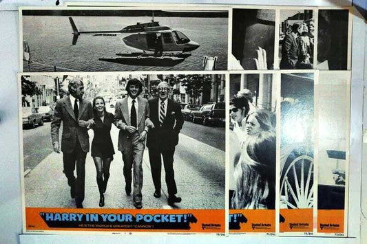 ORIGINAL LOBBY CARDS - HARRY IN YOUR POCKET - 1973 - set of 8