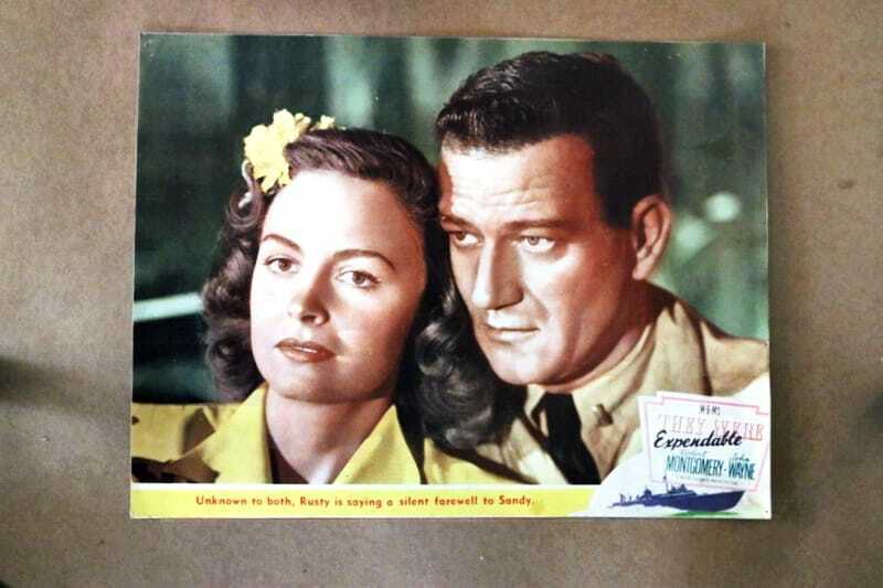 ORIGINAL LOBBY CARD - THEY WERE EXPENDABLE (a) - 1945