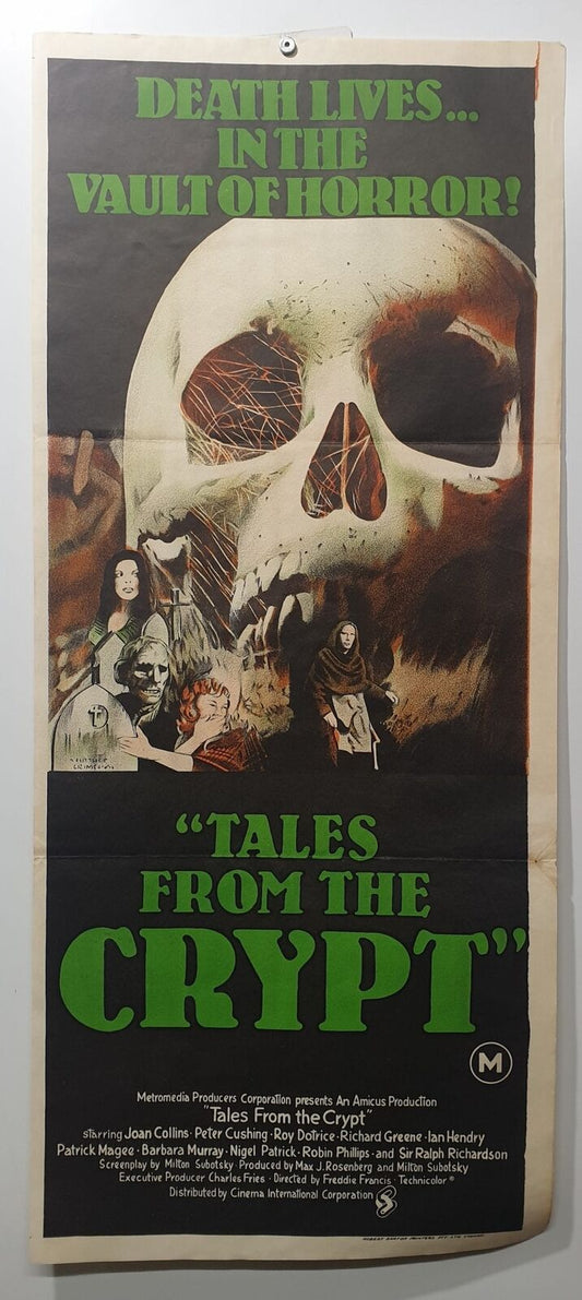 ORIGINAL DAYBILL MOVIE POSTER - TALES FROM THE CRYPT - HORROR