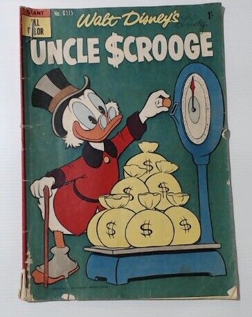 COMIC BOOK ~~ WALT DISNEY'S UNCLE SCROOGE G115