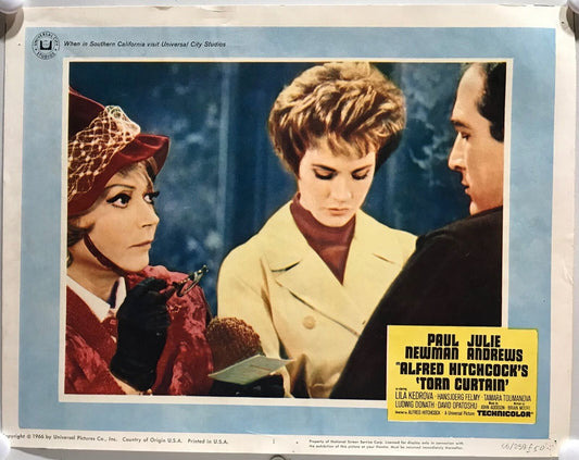 ORIGINAL LOBBY CARDS - TORN CURTAIN - 1966 -set of 8