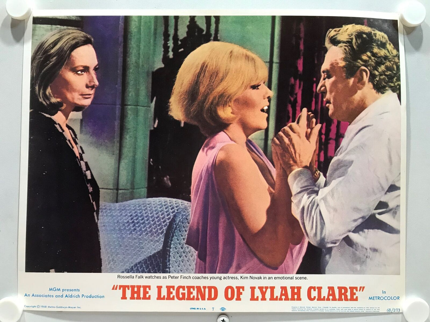 ORIGINAL LOBBY CARDS - THE LEGEND OF LYLAH CLARE - 1968 - set of 8