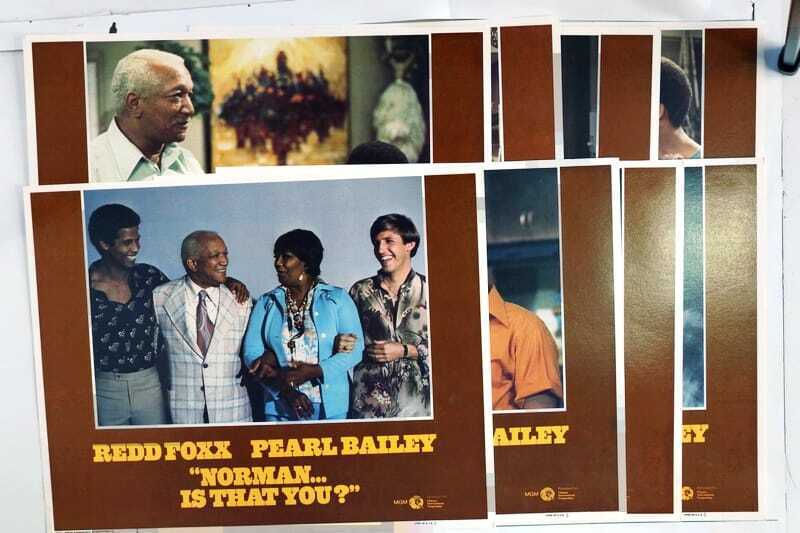 ORIGINAL LOBBY CARDS - NORMAN IS THAT YOU? - 1976 - set of 8