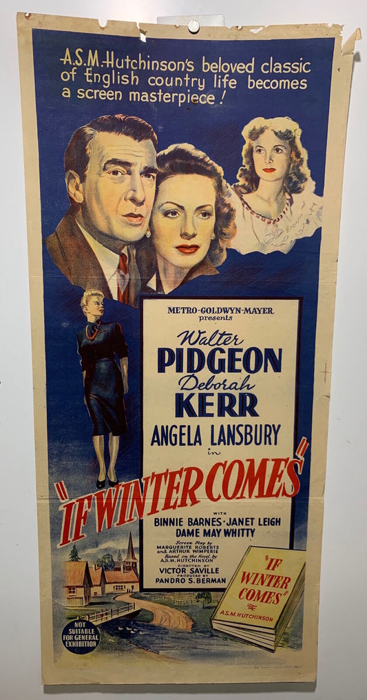 ORIGINAL DAYBILL MOVIE POSTER - IF WINTER COMES