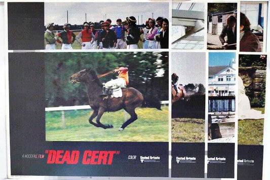 ORIGINAL LOBBY CARDS - DEAD CERT - 1974 - set of 8