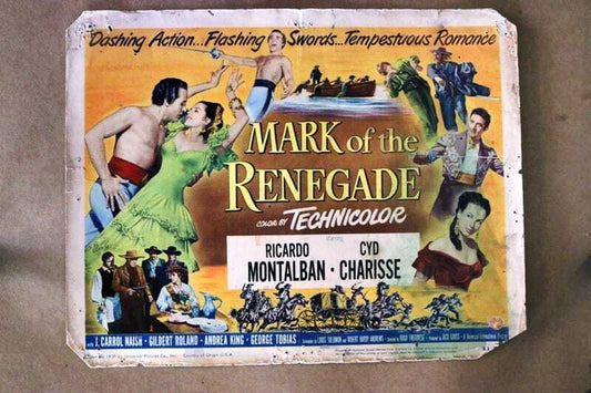 ORIGINAL LOBBY CARD - MARK OF THE RENEGADE (b) - 1951 - title card