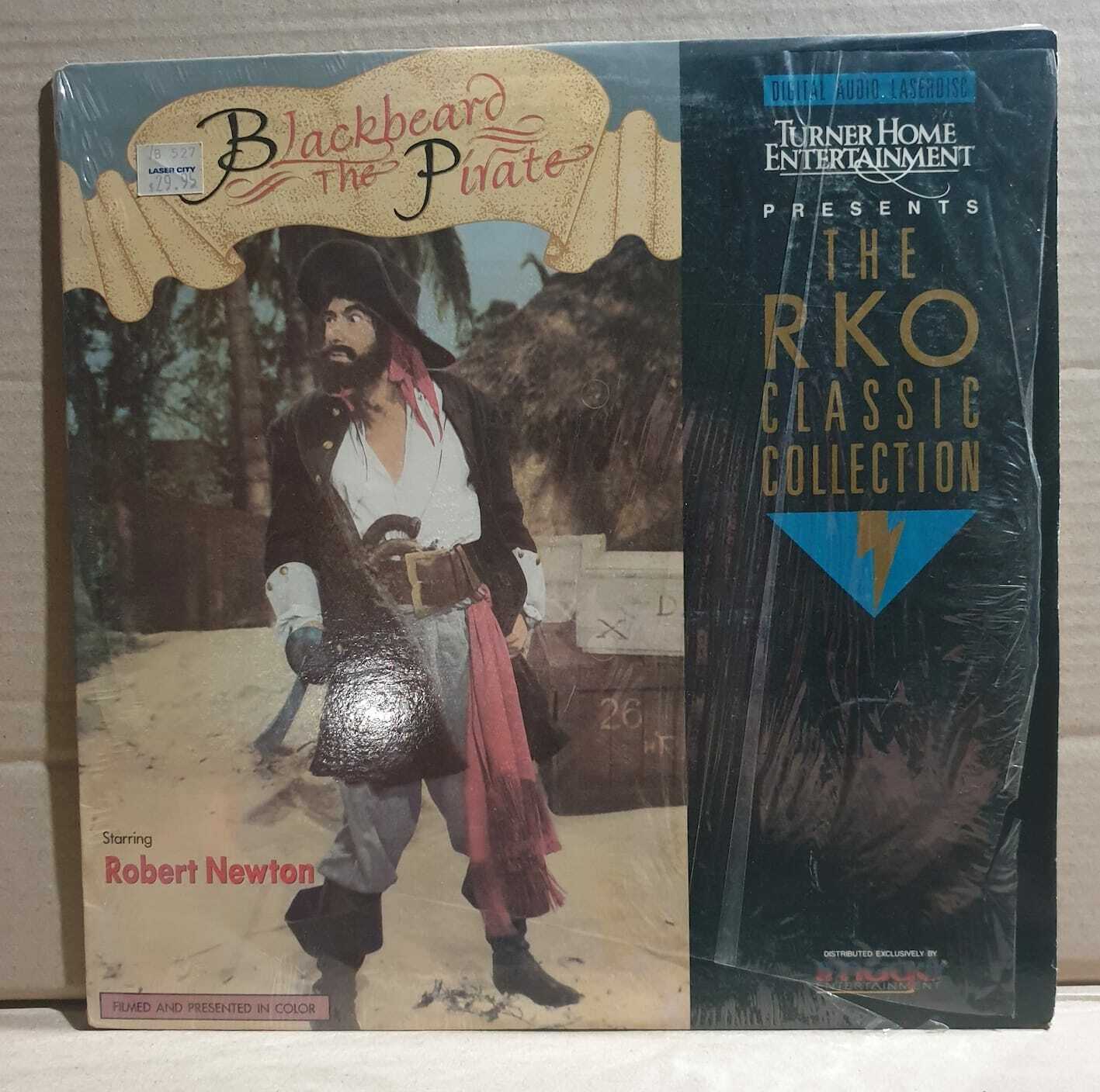 LASERDISC MOVIE - BLACKBEARD THE PIRATE - Robert Newton