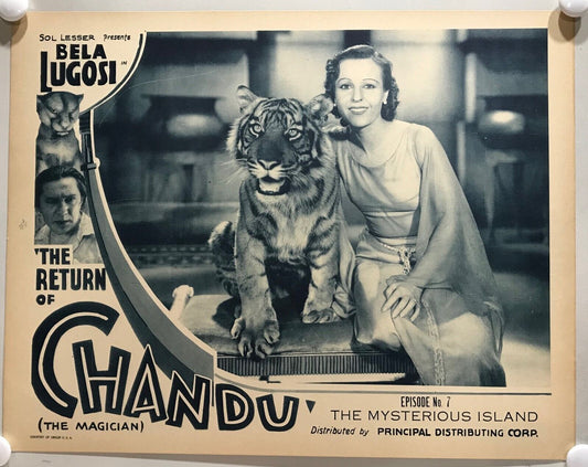 ORIGINAL SERIAL LOBBY CARD - THE RETURN OF CHANDU (a) - 1934 - Ch 7 "The Myst...