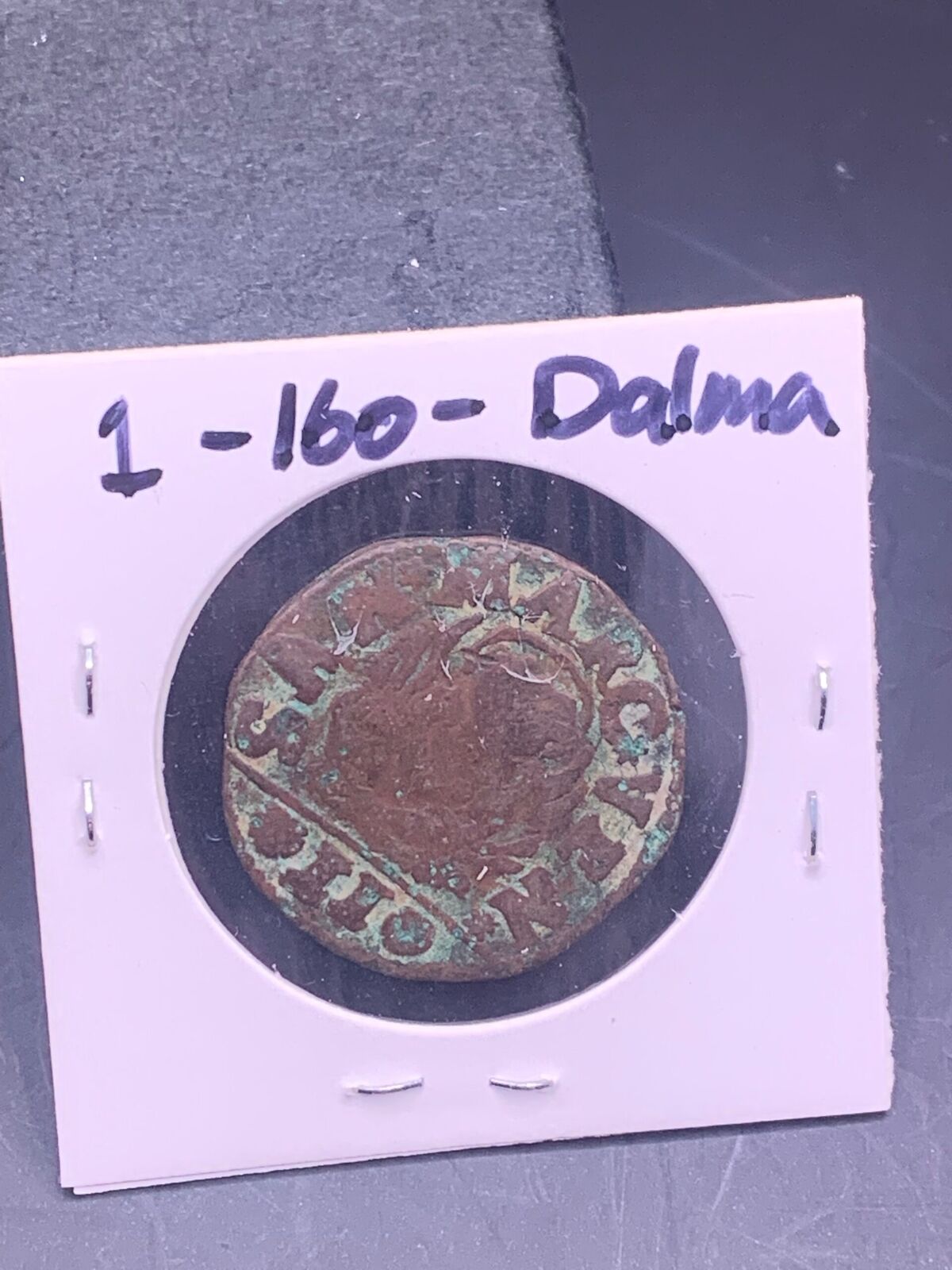 1600s VENICE ITALY COPPER COIN | DALMA ET ALBAN ITALIAN COIN