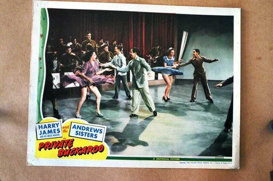 ORIGINAL LOBBY CARD - PRIVATE BUCKAROO - 1942 - title card