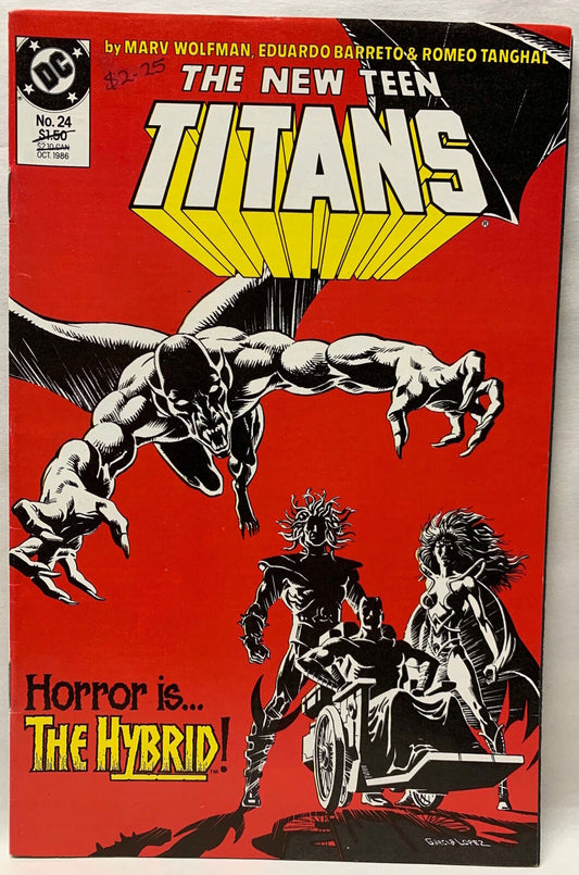 COMIC BOOK - THE NEW TEEN TITANS #24