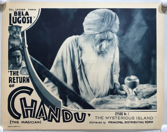 ORIGINAL SERIAL LOBBY CARD - THE RETURN OF CHANDU (c) - 1934 - Ch 7 "The Myst...