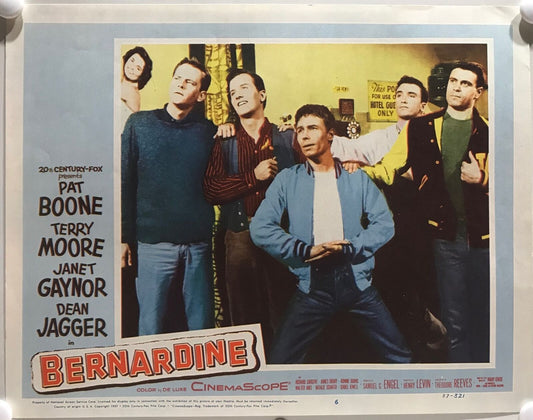 ORIGINAL LOBBY CARD - BERNARDINE (b) - 1957 - title card