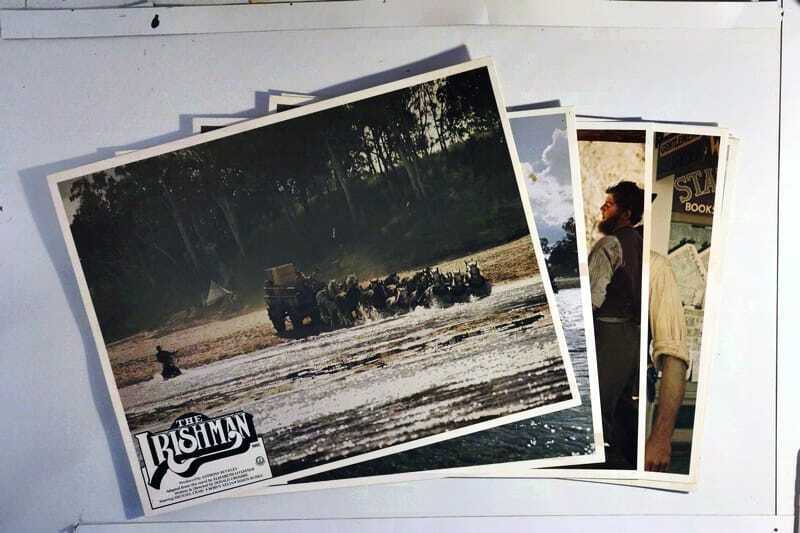 ORIGINAL LOBBY CARDS - IRISHMAN -1978 - Australian - set of 8