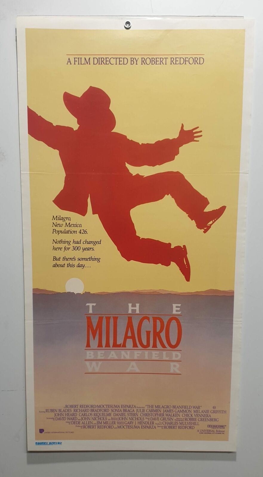 ORIGINAL DAYBILL MOVIE POSTER - MILAGRO BEANFIELD WAR