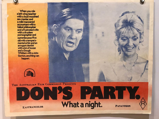 ORIGINAL LOBBY CARD - DON'S PARTY (d) - 1976 - title card - Australia