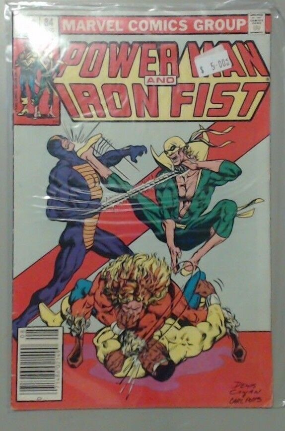 COMIC BOOK MAGAZINE - MARVEL POWER MAN AND IRON FIST 84