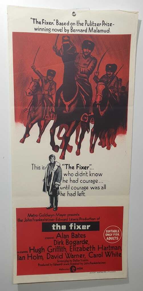 ORIGINAL DAYBILL MOVIE POSTER - THE FIXER - 1968