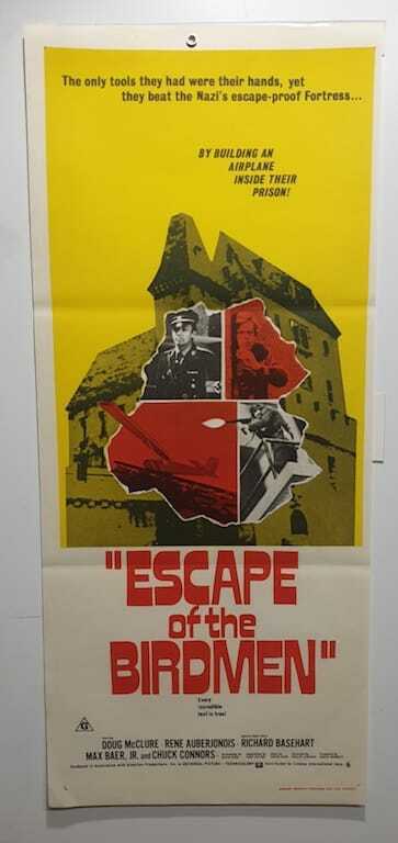 ORIGINAL DAYBILL MOVIE POSTER - ESCAPE OF THE BIRDMAN