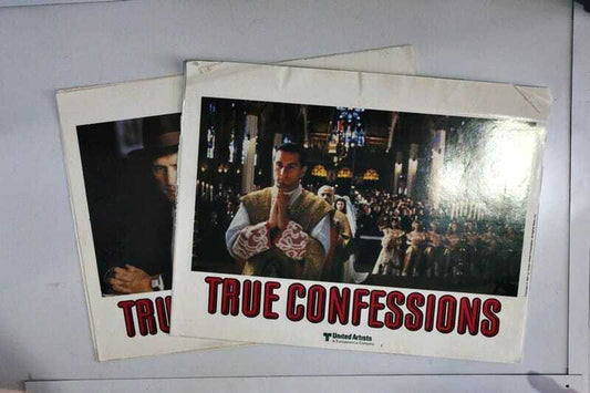 LOBBY CARDS - TRUE CONFESSIONS (PHOTOCOPY) - 1981 - set of 8