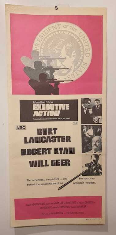 ORIGINAL DAYBILL MOVIE POSTER - EXECUTIVE ACTION