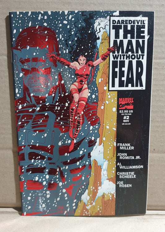 COMIC BOOK -  MARVEL DAREDEVIL THE MAN WITHOUT FEAR #2