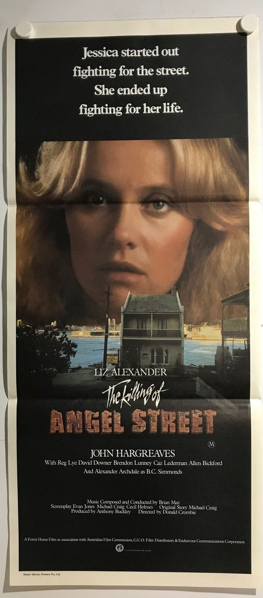 ORIGINAL DAYBILL MOVIE POSTER - THE KILLING OF ANGEL STREET - 1981 -AUSTRALIAN