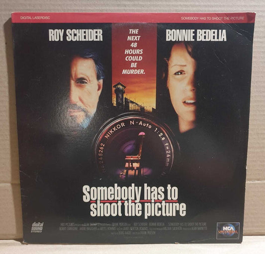 LASERDISC MOVIE - SOMEBODY HAS TO SHOOT THE PICTURE - Roy Schneider, Bonnie B...