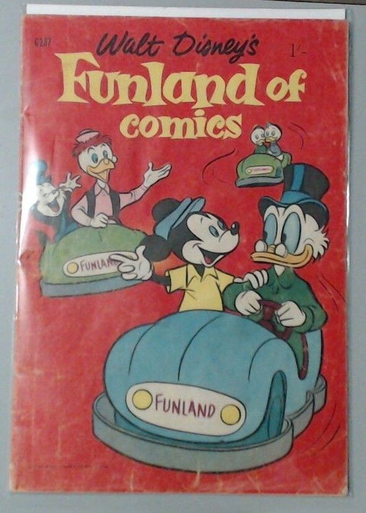 COMIC BOOK -- WALT DISNEY'S FUNLAND OF COMICS G287 DONALD MICKEY