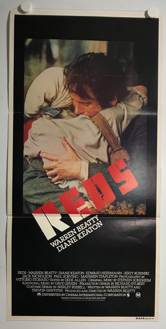 ORIGINAL DAYBILL MOVIE POSTER - REDS