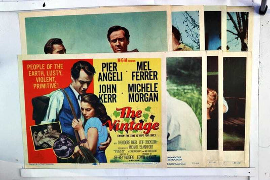 ORIGINAL LOBBY CARDS - THE VINTAGE - 1957 - set of 8