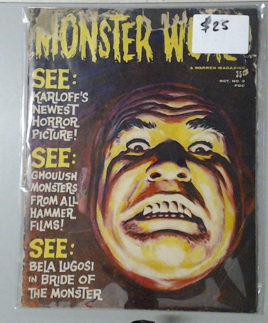 SCARY HORROR MONSTER WORLD NO.5 WARREN MAGAZINE