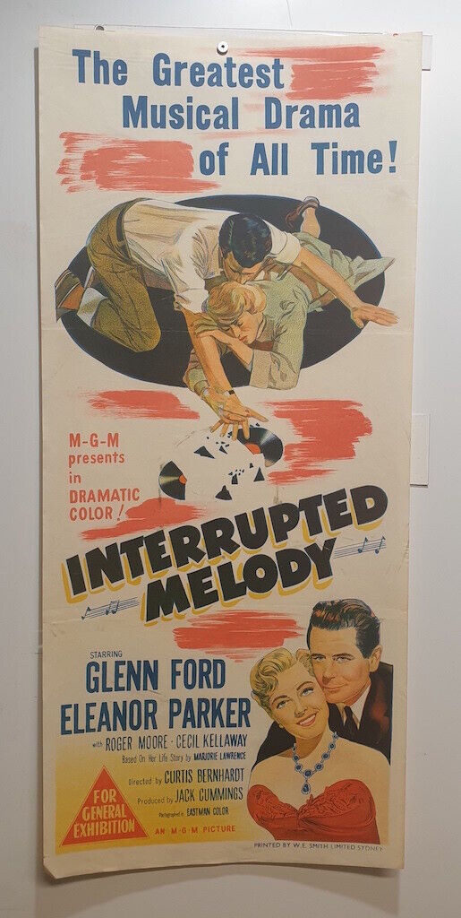 ORIGINAL DAYBILL MOVIE POSTER - INTERRUPTED MELODY