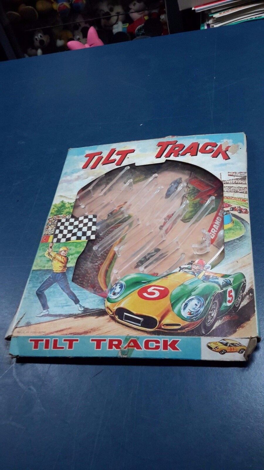 Tilt Track Marble game Made in hong Kong 1960's x 2  with one box