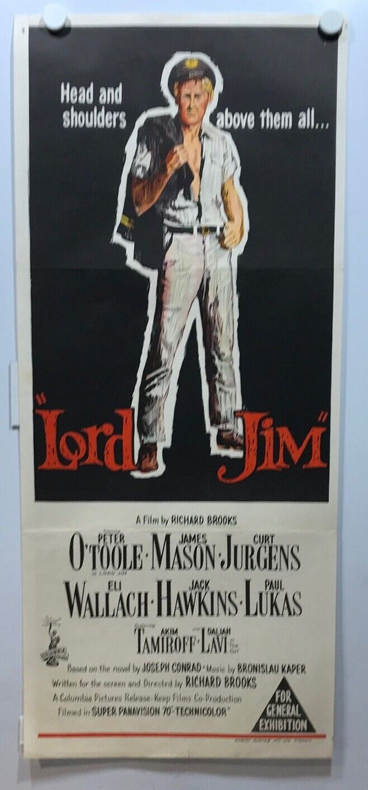 ORIGINAL DAYBILL MOVIE POSTER - LORD JIM