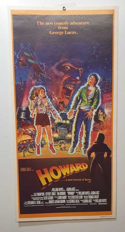 ORIGINAL DAYBILL MOVIE POSTER - HOWARD